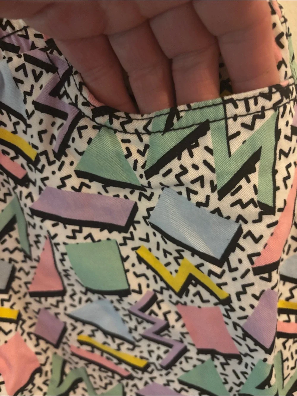 Oh Snap Drill Clothing Co 90s Retro Graphic Print Stretch Twill Shorts Men's XL